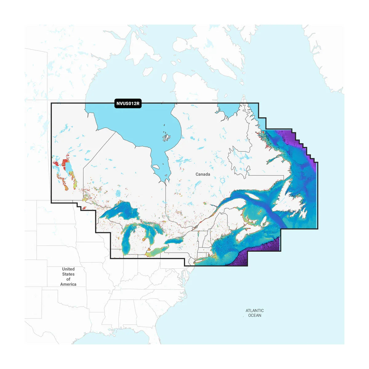 Garmin Canada, East & Great Lakes Navionics Vision+ Marine Charts