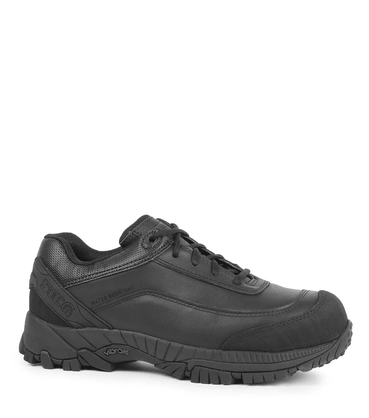 STC Bruce, Black | Athletic Leather Work Shoes | Vibram TC4+ Outsole