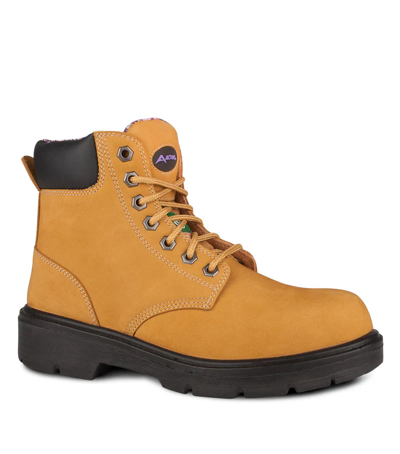 Acton Prolady 5'' CSA Women's Leather Work Boots (Tan/Black)