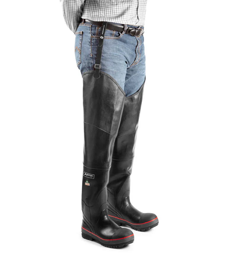Acton Protecto Hip 2.0 Black 29" CSA Thigh-High Work Boots