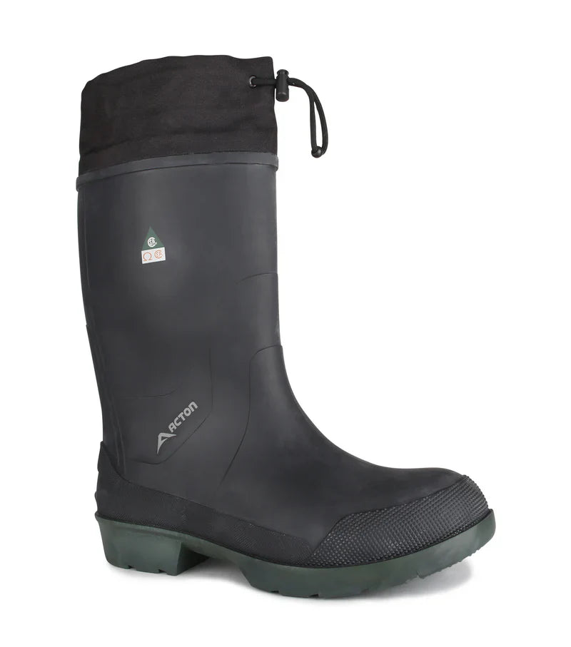 Acton Stormy CSA Black 15" Insulated Rubber Work Boots