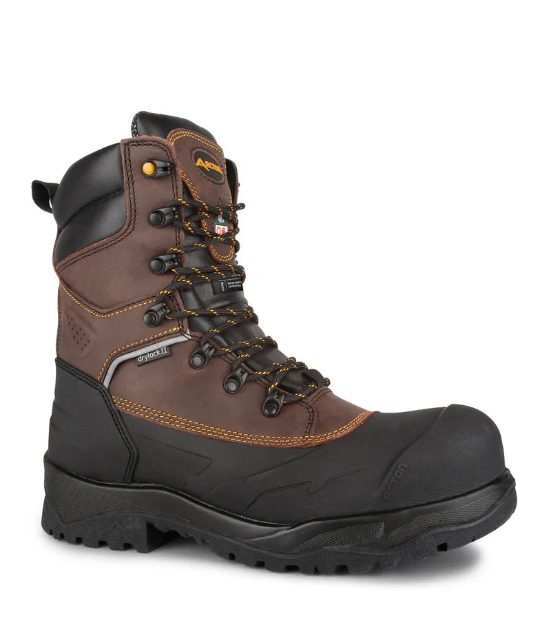 Acton Innova, Brown | 8'' insulated Work Boots | 600g Thinsulate