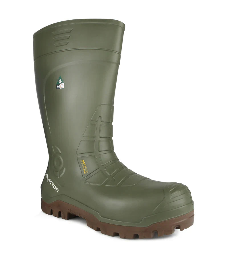 Acton Bering Green 15" CSA PU Work Boots with Metatarsal Protection