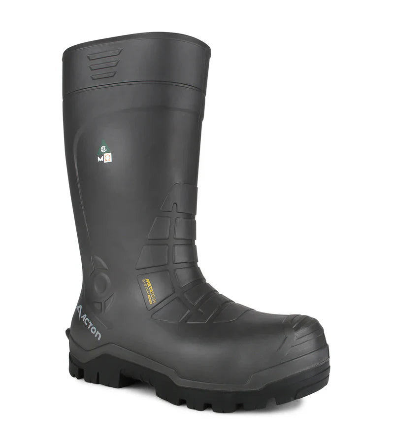 Acton All Weather Grey 15" CSA Work Boots with Metatarsal Protection