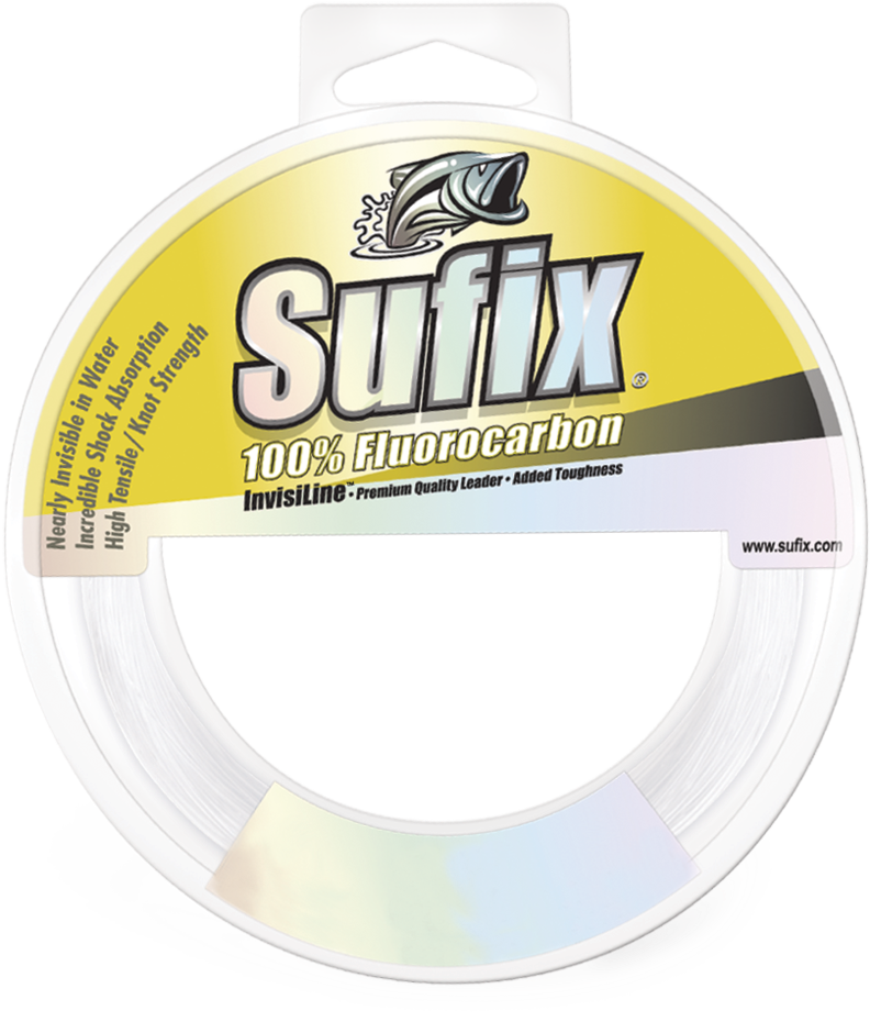 Sufix Invisiline 33 yd 60 lb Clear Fluorocarbon Leader Line
