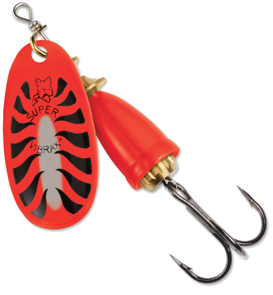 Blue Fox 6010510IC Classic Vibrax Spinner 18 oz Red Tiger Painted