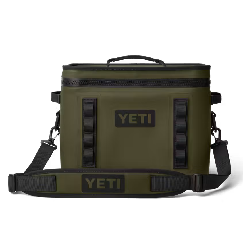 YETI Hopper Flip 18 Soft Cooler Olive / Black