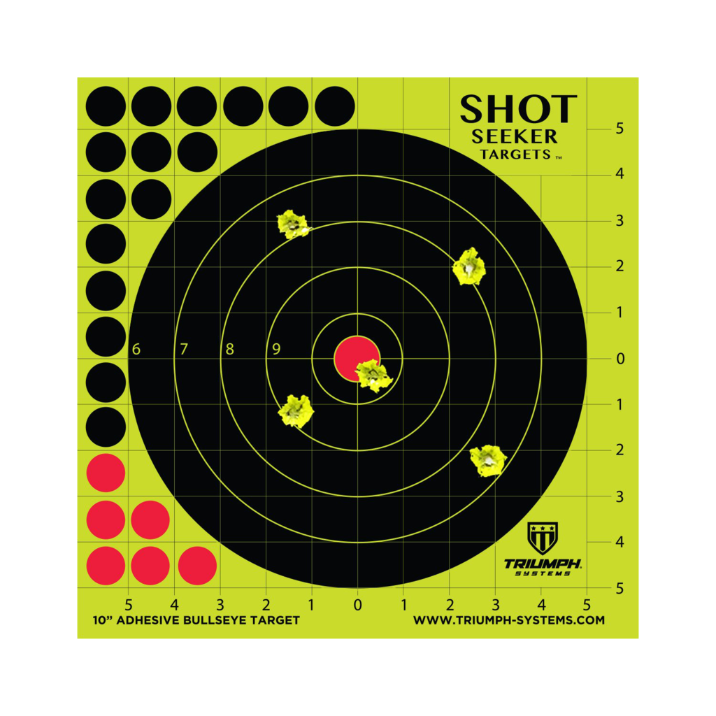 TRIUMPH SHOT SEEKER ADHESIVE BULLEYES -10"