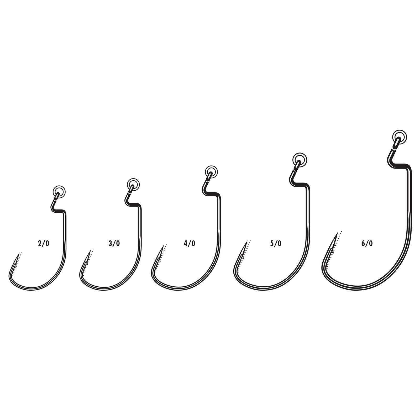 VMC Ringed HD Wide Gap Hook- 5 pcs