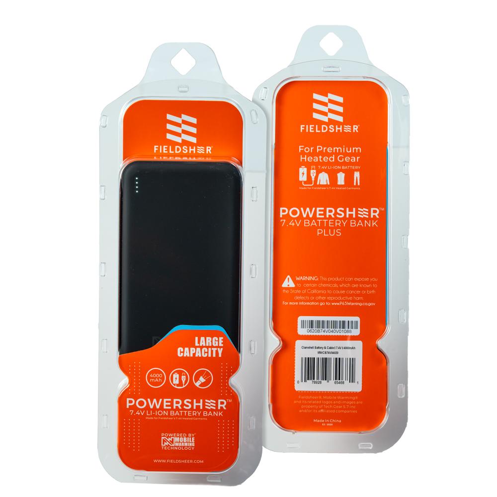 7.4 lithium ion battery bank plus