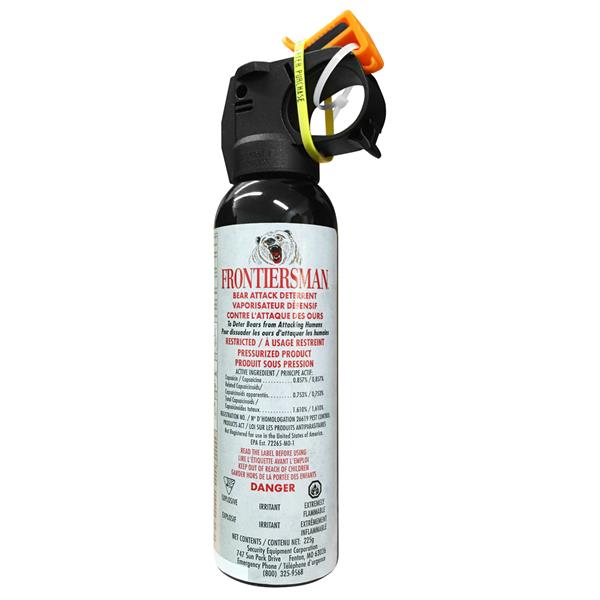 Frontiersman Bear Attack Detergent with Holster- Bear Deterrent Spray 225g