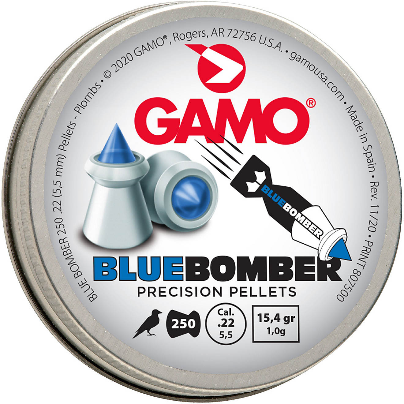 Blue Bomber .22 Qty Of 100