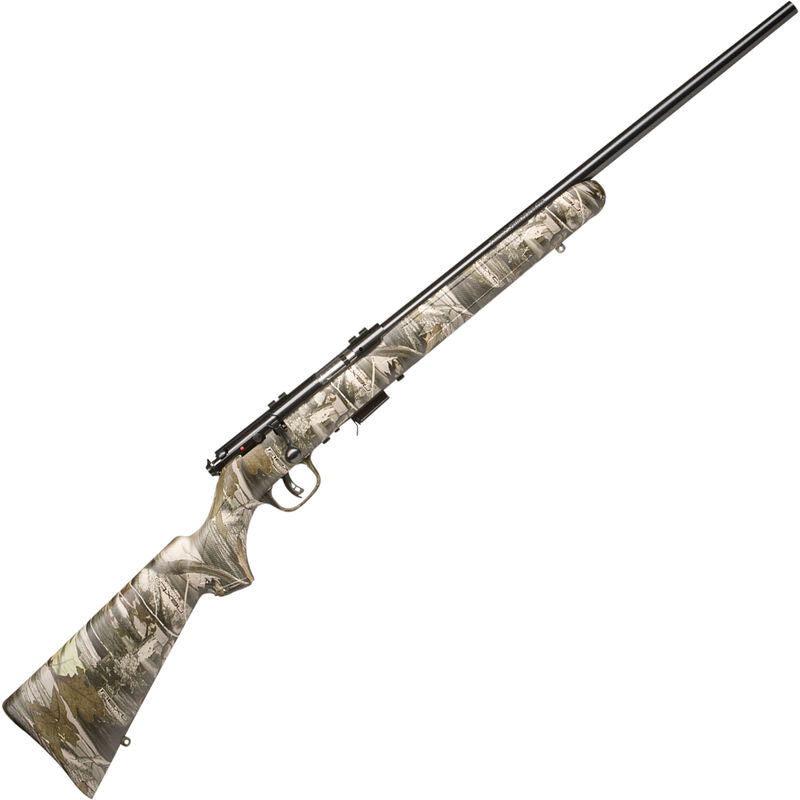 Savage Mark II Camo Bolt-Action Rimfire Rifle .22 LR 21" Barrel 10 Rounds Camo Synthetic Stock Blued Barrel