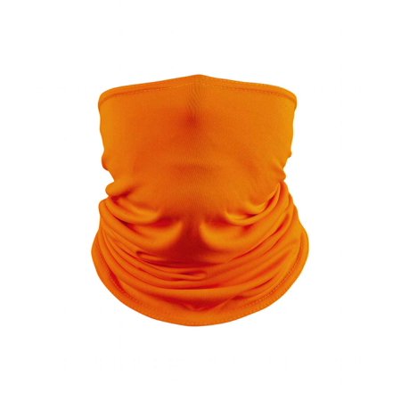 HQ Outfitters Neck Gaiter Moisture Wicking, Blaze Orange
