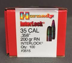 HORNADY .358 DIA 200 GR ROUNDNOSE BULLETS