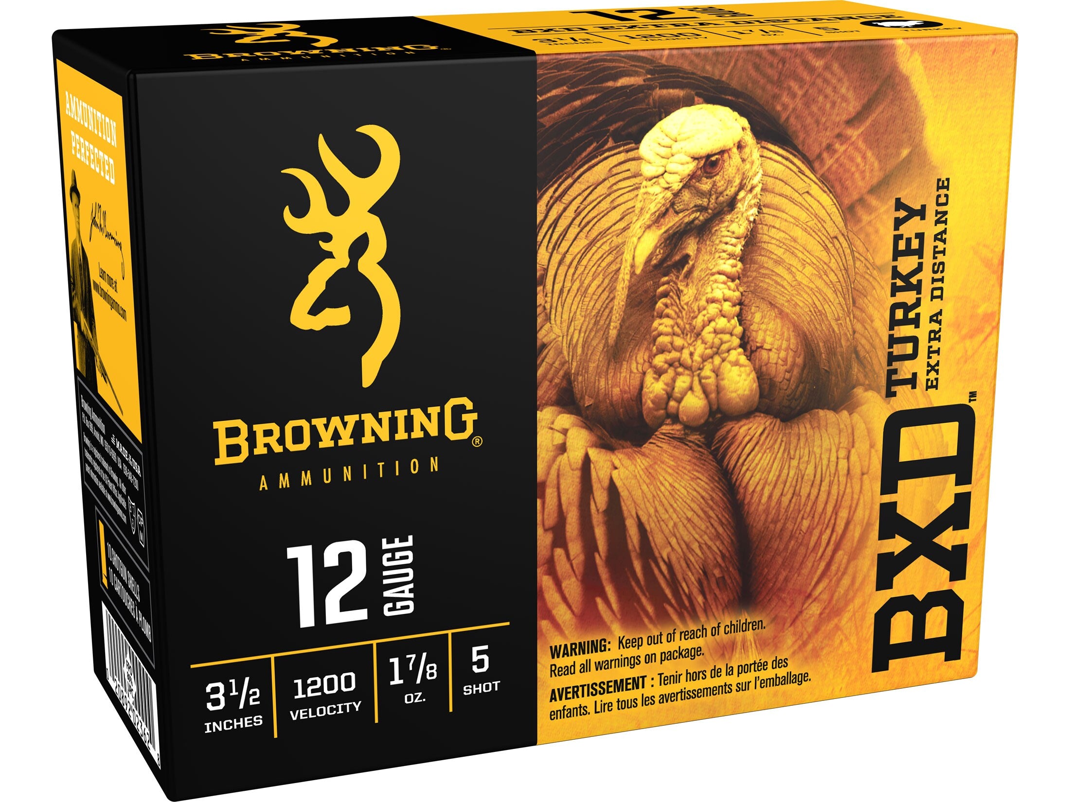 BROWNING BXD EXRTA DISTANCE TURKEY #6 SHOT 12 GA 3 1/2"