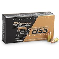 Blazer Brass 9mm 124 gr FMJ
