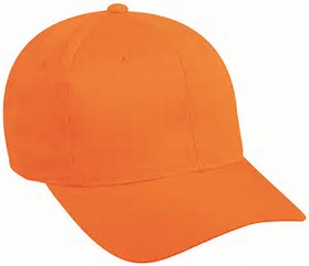 BLAZE ORANGE PLAIN CAP