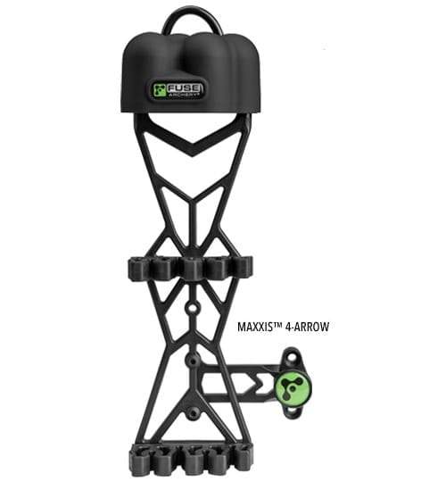 FUSE MAXXIS QUIVER - 4 ARROW - BLACK