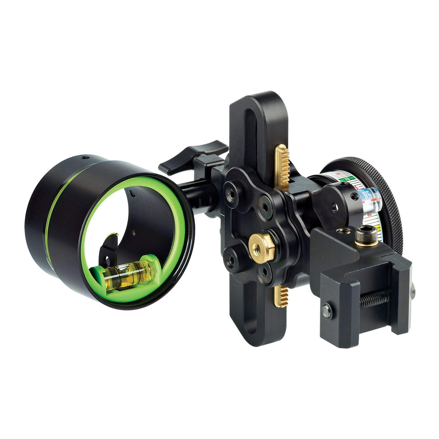 HOYT Sports Bow Sight Tetra Max Hoyt Dial .019 - 1 PIN - 1 5/8″ Dia Right Hand