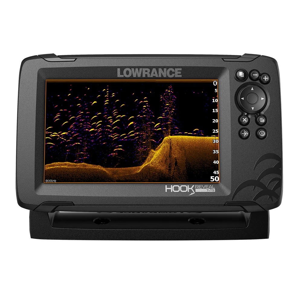 Lowrance Hook Reveal 7x Fishfinder w/TripleShot Transom Mount Transducer