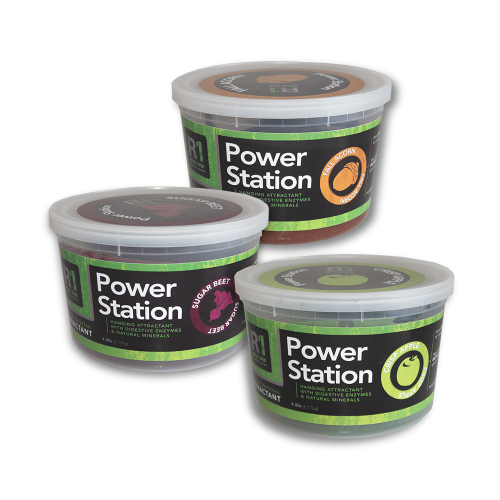 RACK ONE POWER STATION PREMIUM WHITETAIL HANGING ATTRACTANT 4.8 LB FALL ACORN