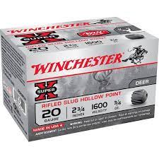 Winchester Super-X Rifled Slug Shotgun Ammo