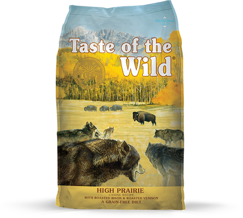 Taste of the Wild Grain-Free Roasted Bison & Roasted Venison High Prairie Dry Dog Food 28 Lb