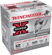 WINCHESTER SUPER X XPERT 12 GA 3" 1 1/16 OZ #2 STEEL SHOTSHELLS 25 RDS