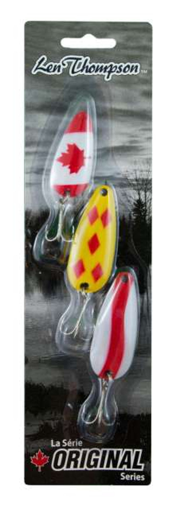 canadian made fishing lures Len Thompson Original Series Lure Kit Canadian Edition 3 Pc