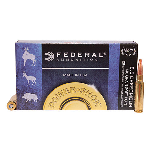 Federal Premium 6.5 Creedmoor Ammo 140-Grain 20 Round Box JSP