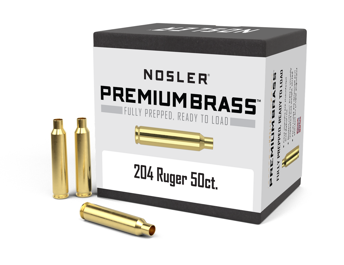 Nosler 204 Ruger Premium Brass (50ct) product image