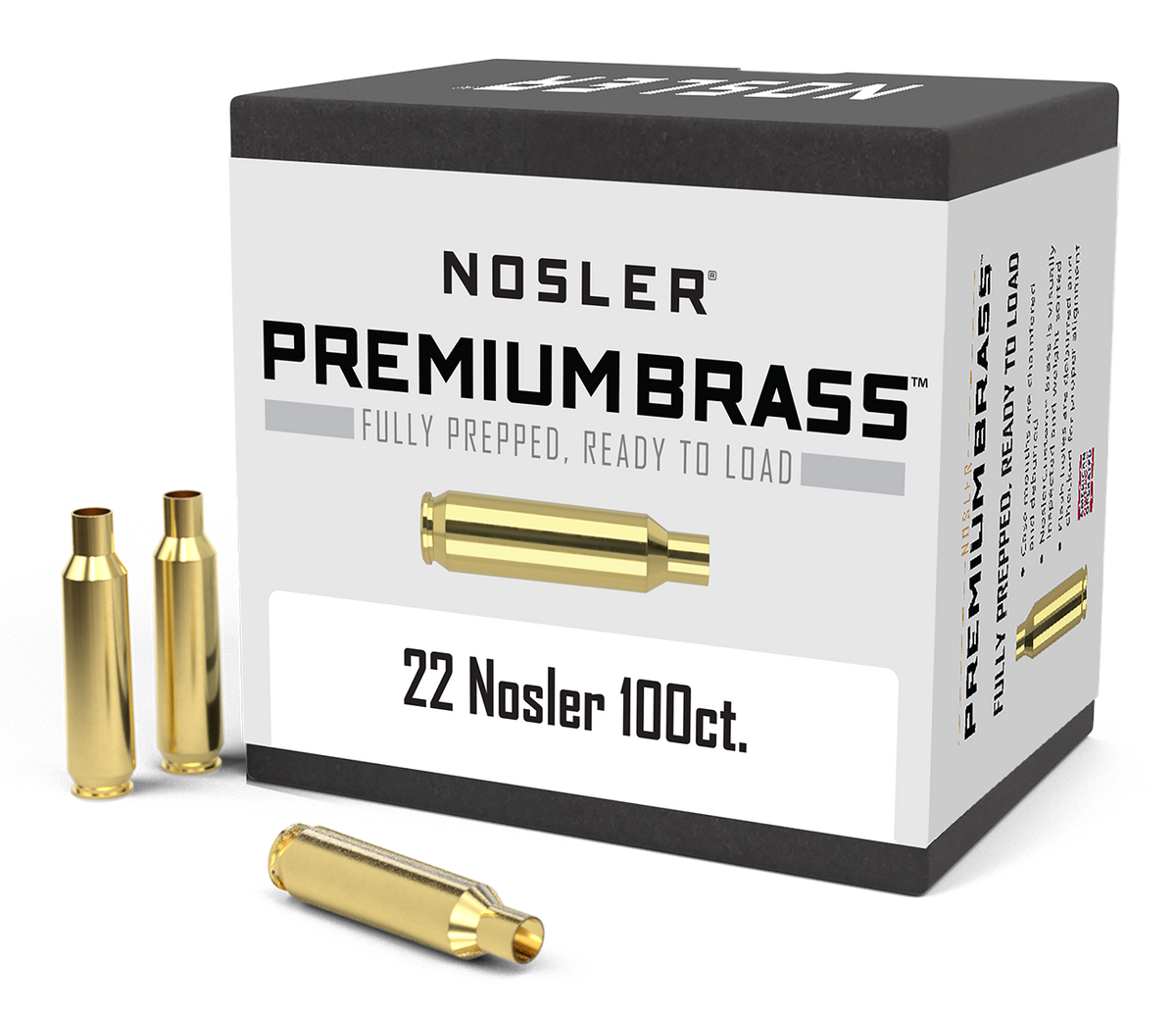 Nosler 22 Premium Brass (100ct) product image