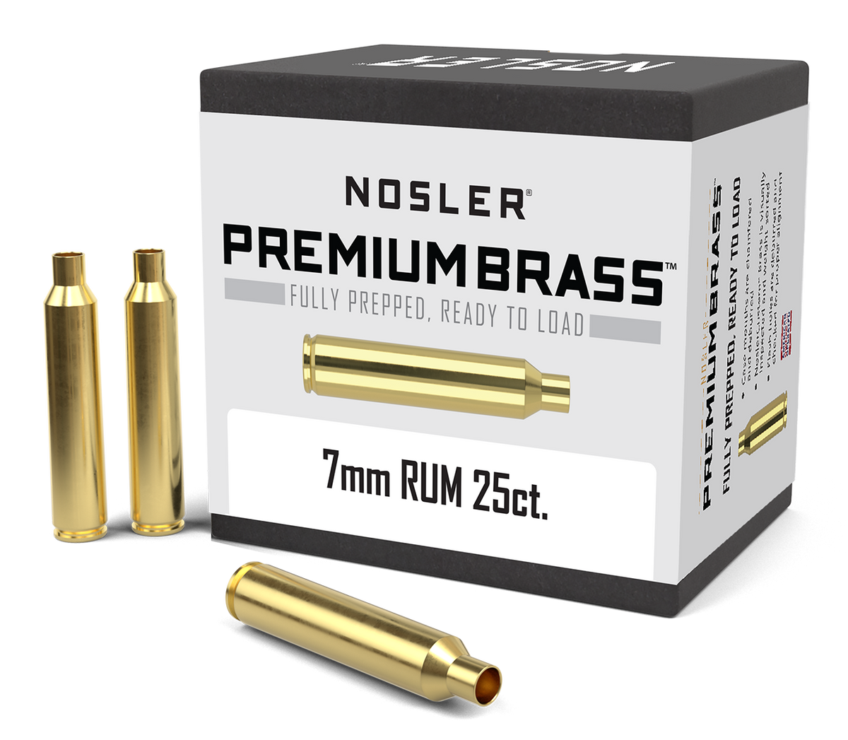 Nosler 7mm Rum Premium Brass (25ct) product image