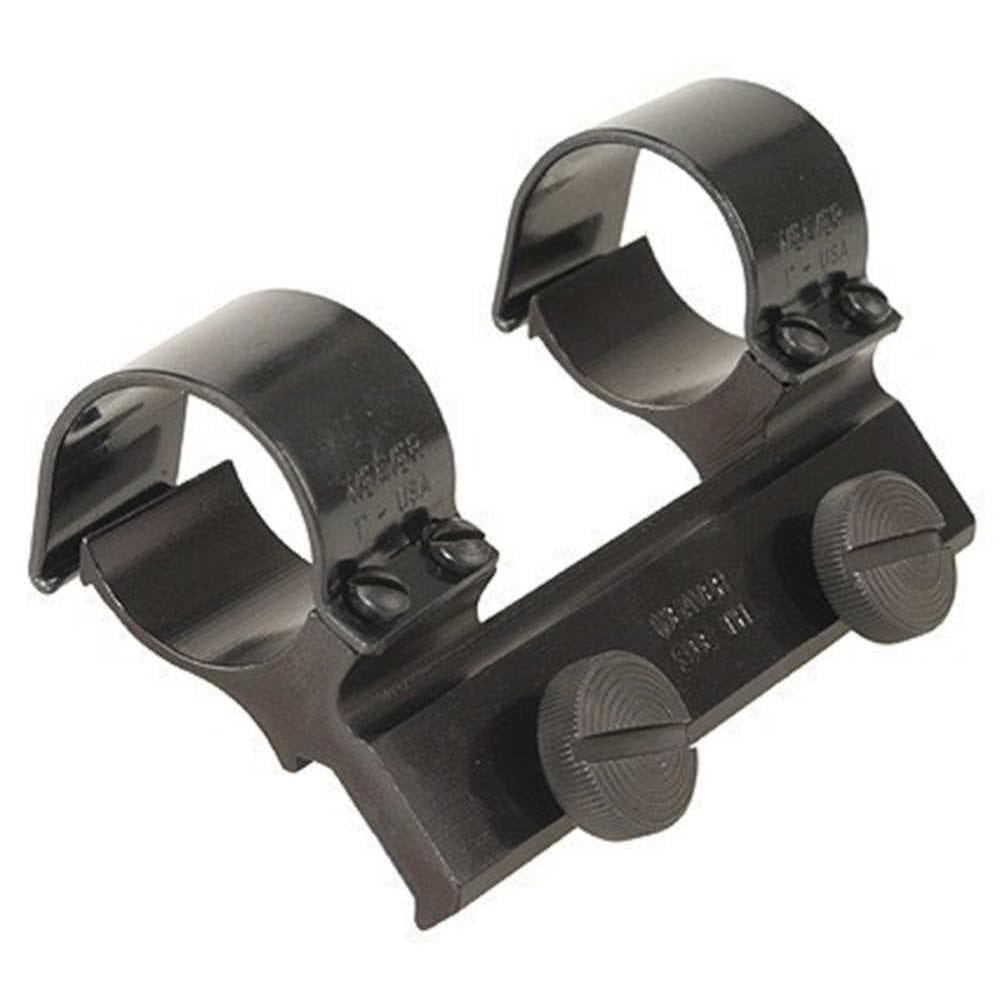 Weaver Detachable Side Mount 1" High Bracket & Rings (Black)