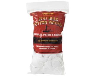 Outers Bulk Cotton Gun Cleaning Patches for Use with 30-50 Cal  225 Count