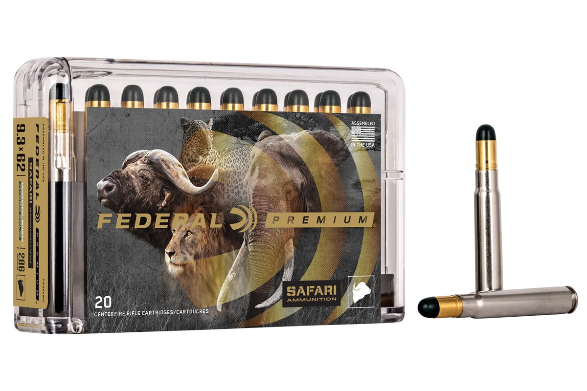Federal Premium Safari Woodleigh Hydro 9.3x74R 286gr - 20 Rounds