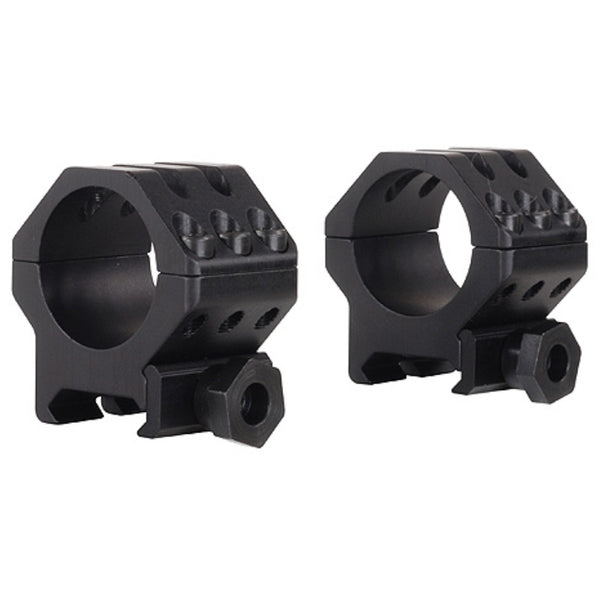 Weaver 6 Hole Tactical Scope Rings 1" Medium Matte Black 48349