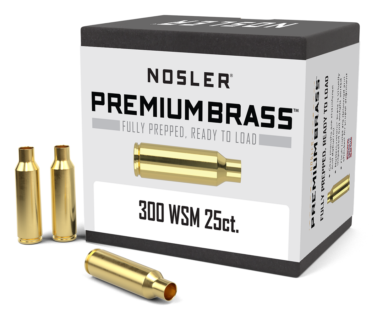 Nosler 300 WSM Premium Brass (25ct) product image