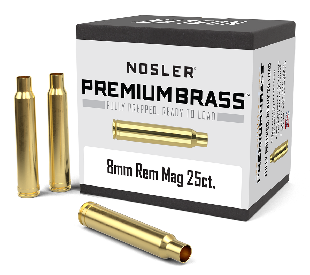Nosler 8mm Rem Mag Premium Brass (25ct) product image