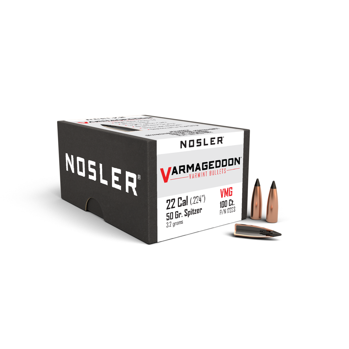 Nosler 22 Caliber 50gr FB Tipped Varmageddon product image