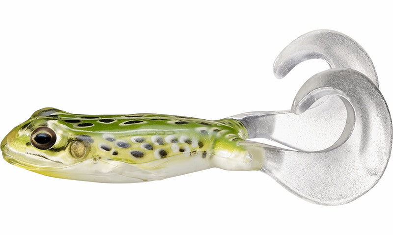 LIVETARGET Freestyle Frog - 3-1/2in - Green/Yellow