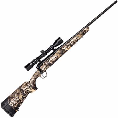 Savage Axis XP Camo Bolt Action Rifle .308 Winchester 22" Barrel 4 Rounds Detachable Box Magazine Weaver 3-9x40 Riflescope Synthetic Stock Mossy Oak Break Up Country Finish