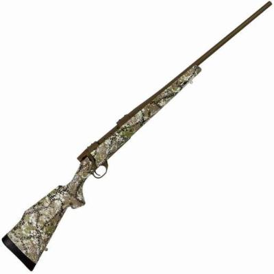 Weatherby Vanguard Badlands 7mm Rem Mag Bolt Action Rifle 26" Barrel 3 Rounds Badlands Camo Synthetic Stock Burnt Bronze Cerakote Finish