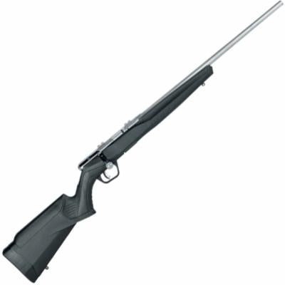 Savage B17 Bolt Action Rifle 17 HMR 21" Heavy Barrel 10 Rounds Synthetic Stock Black