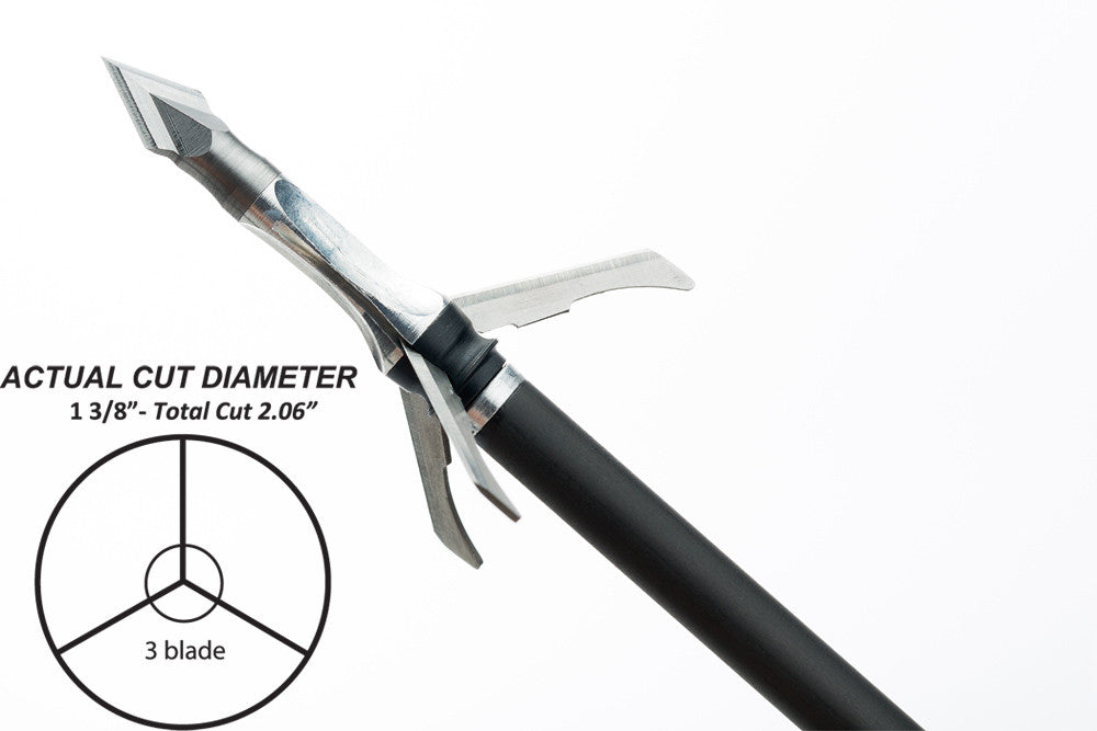 Grim Reaper Razorcut Mechanical Broadheads - 85 gr (1 3/8'')
