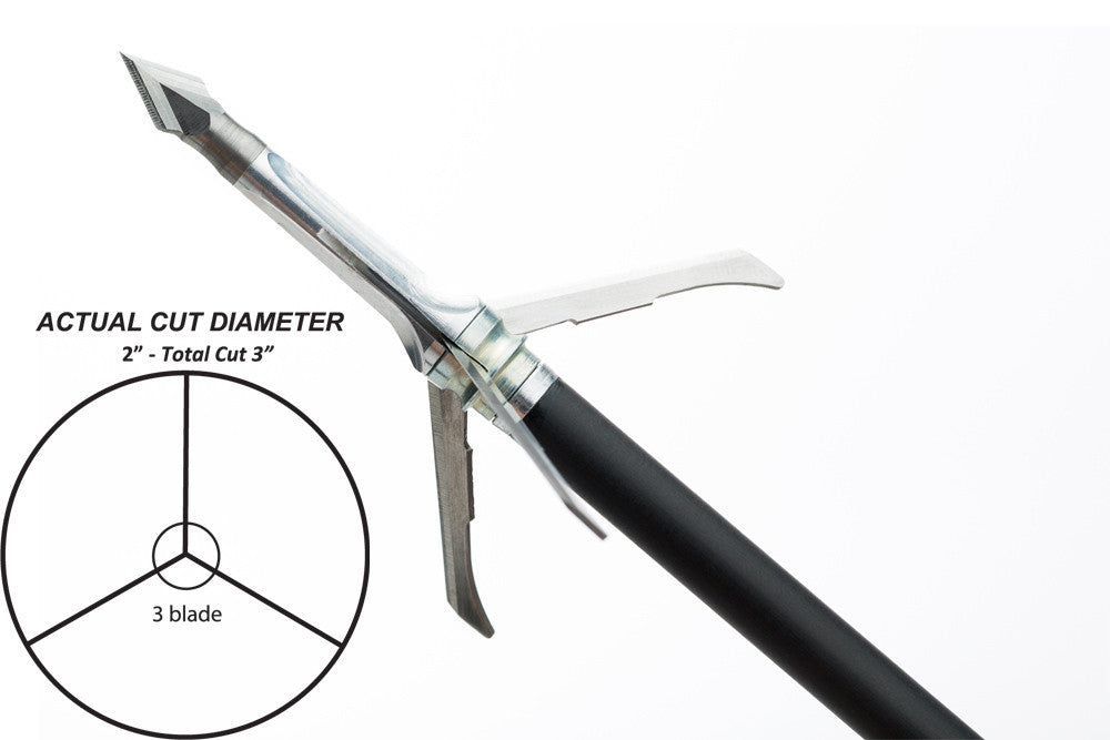 Grim Reaper Razorcut Mechanical Broadheads - 85 gr (1 3/8'')