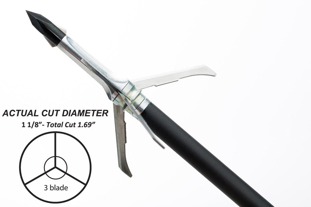 Grim Reaper Razortip Mechanical Broadheads - 75 gr (1 1/8'') - #1901