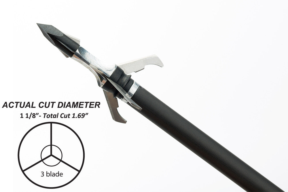Grim Reaper Razortip Mechanical Broadheads - 75 gr (1 1/8'') - #1901
