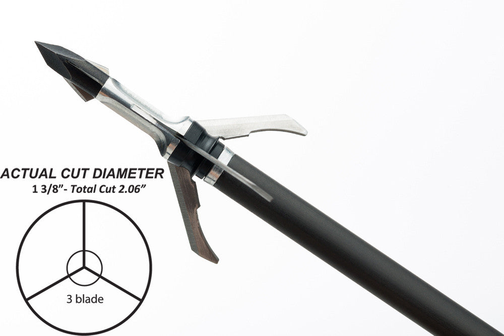 Grim Reaper Razortip Mechanical Broadheads - 75 gr (1 1/8'') - #1901